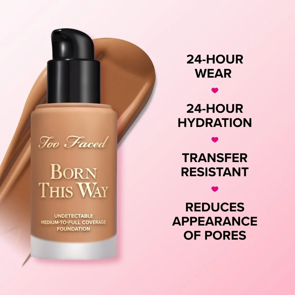 Too Faced Born This Way Undetectable Medium-To-Full Coverage Foundation 1oz/30ml